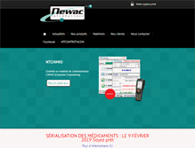 Tablet Screenshot of newac.fr